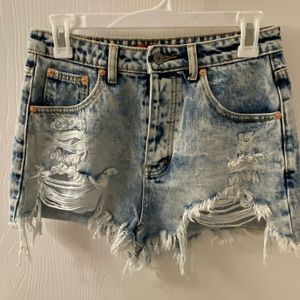Juniors Cut Off Shorts
